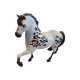 Pettyes Appaloosa lófigura, 17 cm – használt, újszerű (B6)