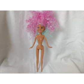 Színes hajú divatbaba – használt, jó állapotban (G1)