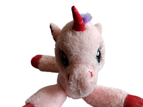 Rózsaszín unikornis plüssfigura – 30 cm, újszerű (D7)