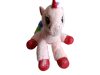 Rózsaszín unikornis plüssfigura – 30 cm, újszerű (D7)