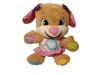 Fisher-Price Laugh & Learn Smart Stages Puppy – Girl edition angol nyelvű zenélő és beszélő kutyus plüss, 30 cm – jó állapotban (G3)