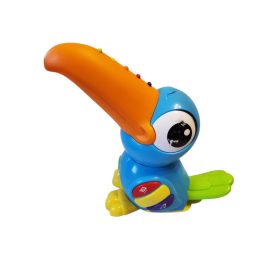 Használt állapotú  angol nyelvű zenélő madár (a5)