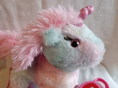 KID vezetékes, használt, újszerű állapotban lévő sétáltatható plüss unikornis (G4)