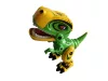 MY66 Die-Cast Interaktív fém T-Rex dinoszaurusz – Világító szemmel és hanghatásokkal, 12 cm - jó állapotú (B7)