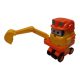 Super Wings lendkerekes markológép, Scoop, 12 cm – jó állapotú (A3)