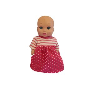   New Adventures baba rózsaszín ruhában – használt újszerű állapotú (18 cm) (A6)