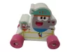 Fa gurulós Hey Duggee autó 8 cm – újszerű  (B1)