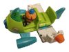 Fisher-Price Octonauts űrhajó Kwazil figurával – használt állapotban (20 cm + 7 cm figura) (G2) 