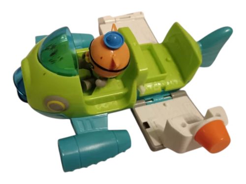 Fisher-Price Octonauts űrhajó Kwazil figurával – használt állapotban (20 cm + 7 cm figura) (G2) 