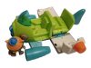 Fisher-Price Octonauts űrhajó Kwazil figurával – használt állapotban (20 cm + 7 cm figura) (G2) 