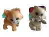 Vintage Littlest Pet Shop (1992 Kenner G1) – Cutesy Kittens cicás játékszett gyüjtői ritkaság - újszerű (F1)