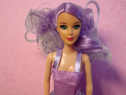 Sparkle Girlz tündérbaba és kabrió autó szett, 30 cm – használt, újszerű állapotban (B5)