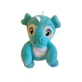 Kék sárkány plüssfigura 27 cm - újszerű (C4)