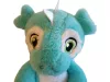 Kék sárkány plüssfigura 27 cm - újszerű (C4)