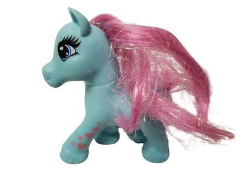 Kék póni rózsaszín sörénnyel – jó állapotú (C6)