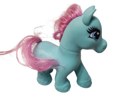 Kék póni rózsaszín sörénnyel – jó állapotú (C6)