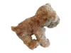 GUND Barkley barna retro kutya plüssfigura, 26 cm – újszerű (A7)
