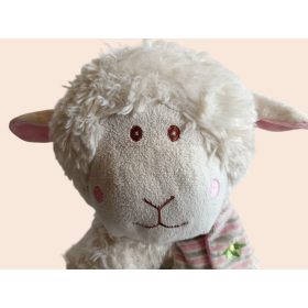 Bárány plüssfigura – 22 cm, újszerű (D7)