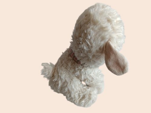 Bárány plüssfigura – 22 cm, újszerű (D7)