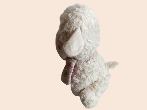 Bárány plüssfigura – 22 cm, újszerű (D7)