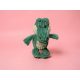 Zöld Kinder krokodil plüss figura, 26 cm – újszerű (A7)