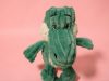 Zöld Kinder krokodil plüss figura, 26 cm – újszerű (A7)
