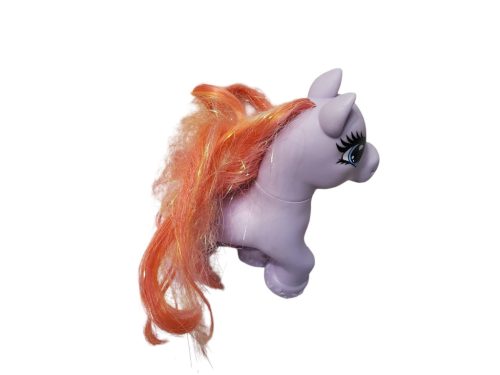 Használt jó állapotú lila póni narancssárga sörénnyel (a6)