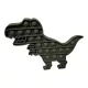 Dinoszaurusz formájú Pop It stresszoldó játék, 20 cm - újszerű (A7)