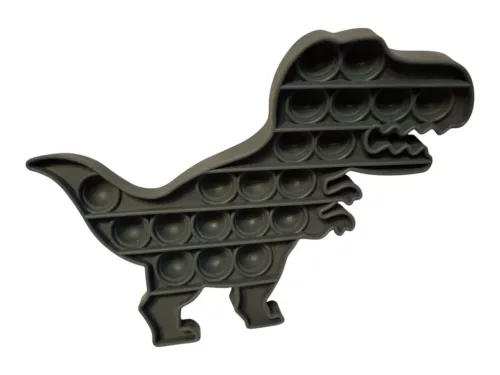 Dinoszaurusz formájú Pop It stresszoldó játék, 20 cm - újszerű (A7)