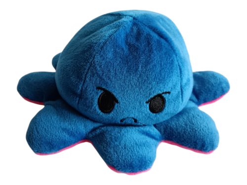 Polip kifordítható plüssfigura – 10 cm, újszerű (D1)