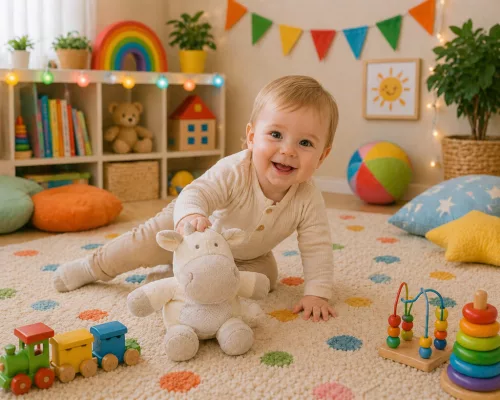 Mamas & Papas Parsley Pony plüss ló, 22 cm – újszerű (e3)