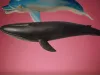 Orca, bálna és delfin tengeri figurák szettje – használt, jó állapotban (C5)