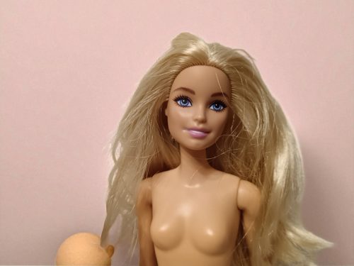 Mattel Barbie Sweet Orchard Farm állatorvosi farm játéktér, kb. 40×30×20 cm – használt, jó állapotban (kiegészítők nélkül) (C5)