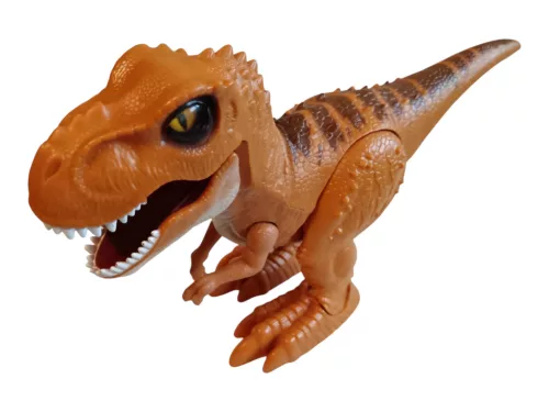 ZURU Robo Alive Attacking T-Rex – Interaktív robot dínó, 18 × 30 cm - újszerű (D3)