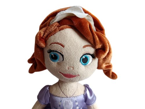 Szófia hercegnő baba plüssfigura – 30 cm, jó állapotú (D1)