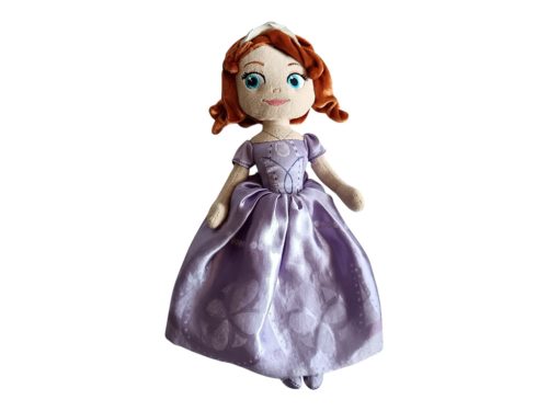 Szófia hercegnő baba plüssfigura – 30 cm, jó állapotú (D1)