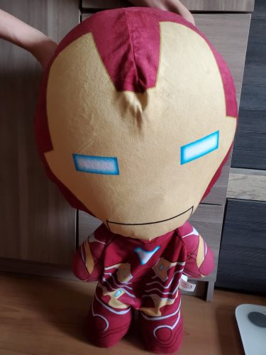 Marvel Vasember óriás plüssfigura felfújható fejjel, 70 cm – használt, jó állapotban (OP1)