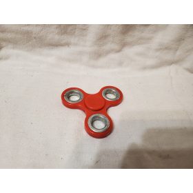   Piros fidget spinner pörgettyű – használt, jó állapotban, 7 cm (OP2)