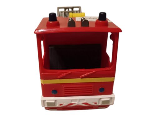 Tűzoltóautó emelőkarral + Tűzoltó Sam figura, 17 + 7 cm – újszerű (C5)