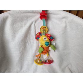   Playgro Toy Box csörgő – használt jó állapotú, 16 cm  (G1)