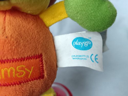 Playgro Toy Box csörgő – használt jó állapotú, 16 cm  (G1)