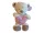 Szivecskés maci plüssfigura 33 cm - új, cimkés (C6)