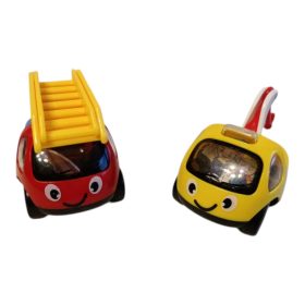 Tologatható kisautó szett, 8 cm – újszerű (G4)