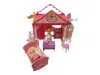 Mattel Barbie Chelsea babaház 2 babával, 25 × 27 cm – hiányos, jó állapotú (E1)
