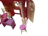 Mattel Barbie Chelsea babaház 2 babával, 25 × 27 cm – hiányos, jó állapotú (E1)