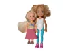Mattel Barbie Chelsea babaház 2 babával, 25 × 27 cm – hiányos, jó állapotú (E1)