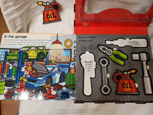 Autós kirakó könyv (b5)