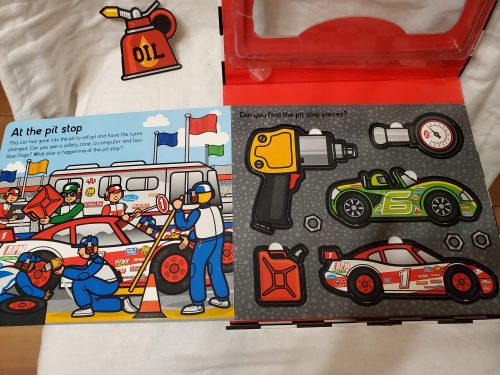 Autós kirakó könyv (b5)