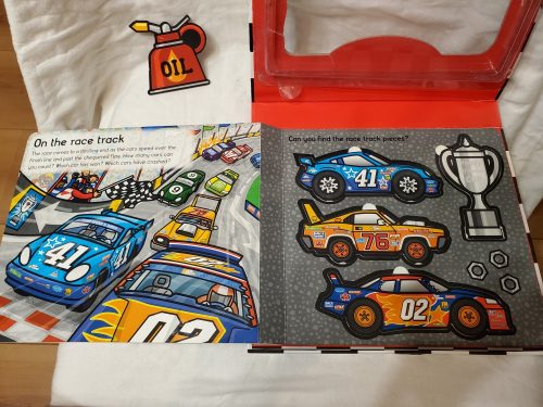 Autós kirakó könyv (b5)