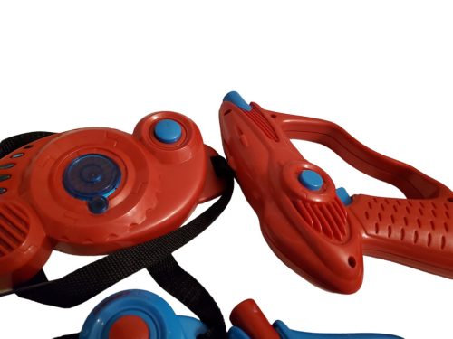 Kétfős lézerharc szett hang- és fényhatással – használt jó állapotú (C3)